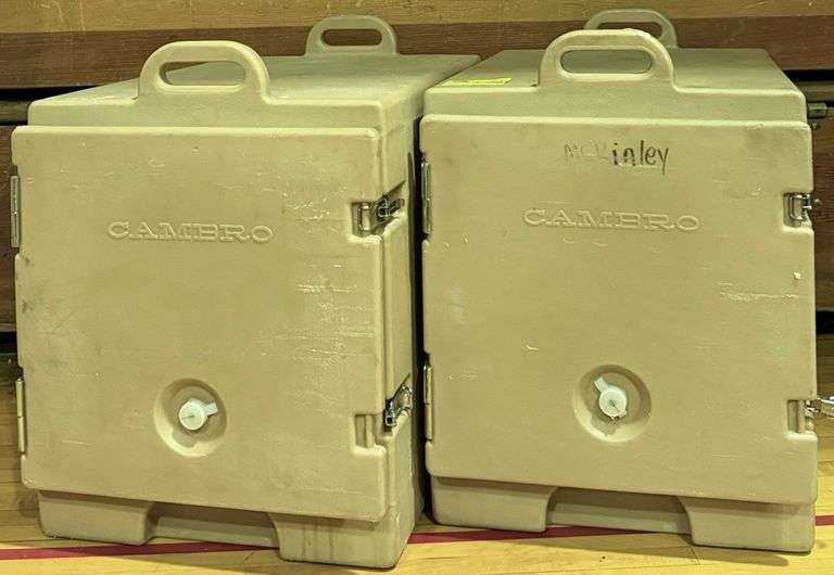 2-Stacking Cambro Warm Food Storage Cabinets