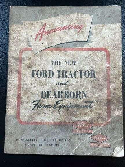 1947 Ford Tractor and Dearborn Farm Equipment Catalog