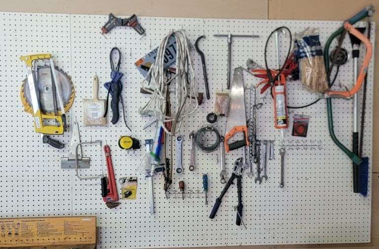 Saws, Saw Blades, Wrenches Caulking Guns, Laser Level & More