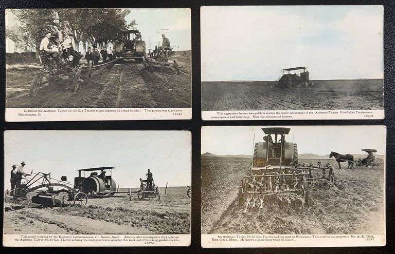 (AA) Aultman-Taylor Tractor Post Cards