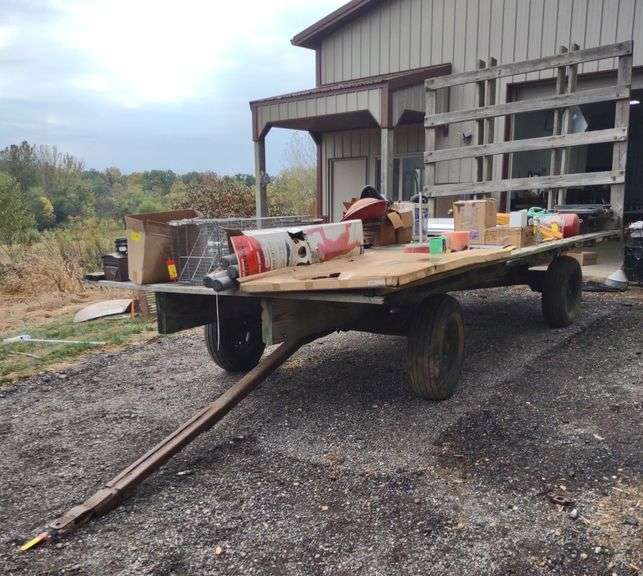 21' Wooden Hay Wagon