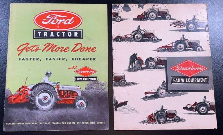 1948 Ford Tractor and Dearborn Farm Equipment Dealers Catalogs