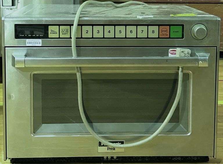 Panasonic PRO2 Sonic Steamer Microwave Ovens Model NE-2180, 25.5"×22"×18.5"