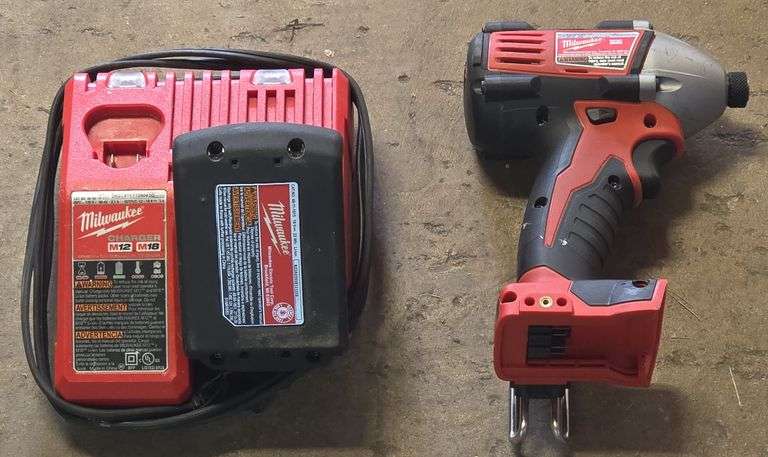 Milwaukee M18 Impact Driver With M18 Lithium Battery And Charger