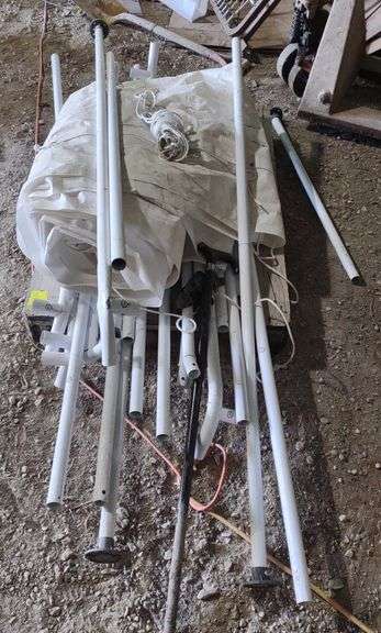 Disassembled Canopy Tent