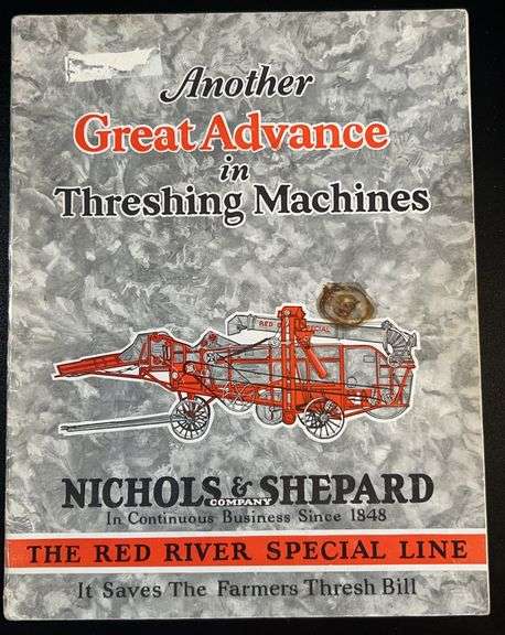 Nichols & Shepard Co. “Another Great Advance In Threshing Machines” Booklet