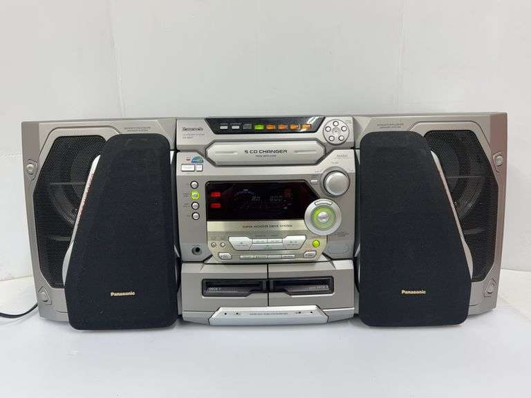 X) Panasonic SA-AK47 Stereo System - Kraft Auction Service, LLC