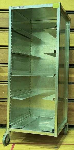 USECO S1503-6P EPCO Mobile Bun Pan Rack 24.5” X 27” X 63.5”.