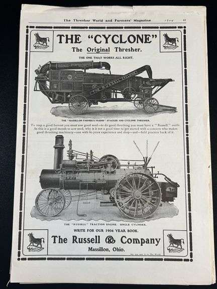 The Russell & Co. 1904 The Thresher World and Farmers’ Magazine