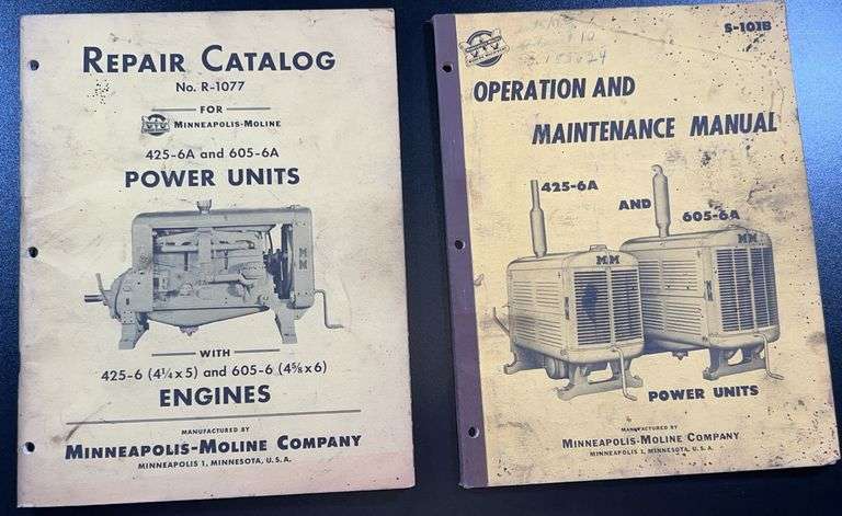 Catalog & Manual For 425-6A & 605-6A Power Units