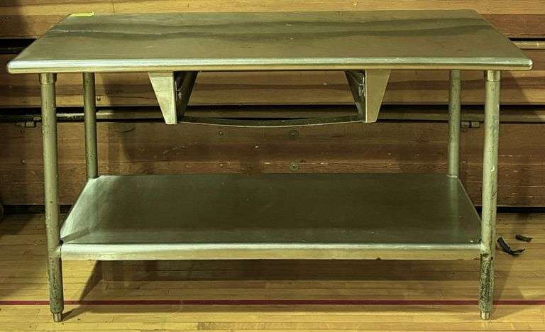 Commercial Stainless Steel Prep Table 34" x 60" x 25"