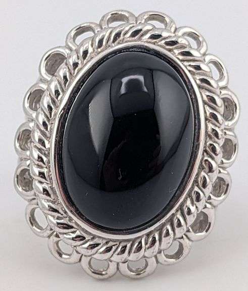 Sterling Black Onyx Ring