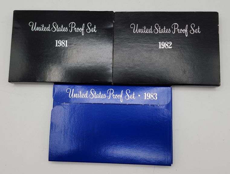 1981-1982-1983 United States Mint Proof Sets