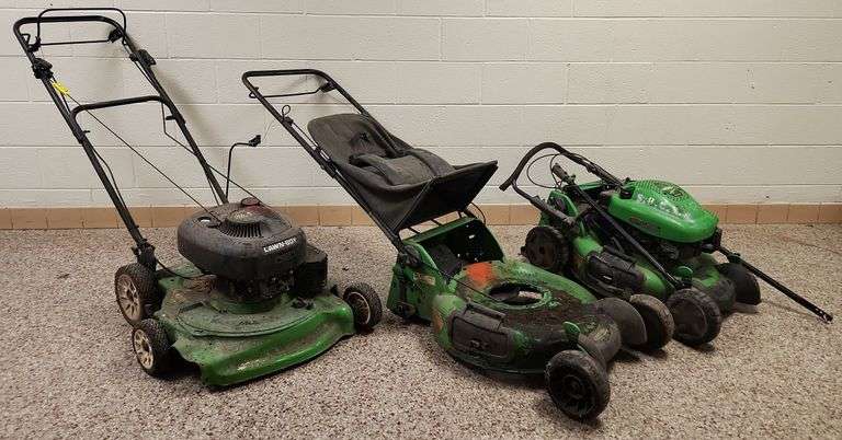 (3) Lawn Boy Push Lawn Mowers