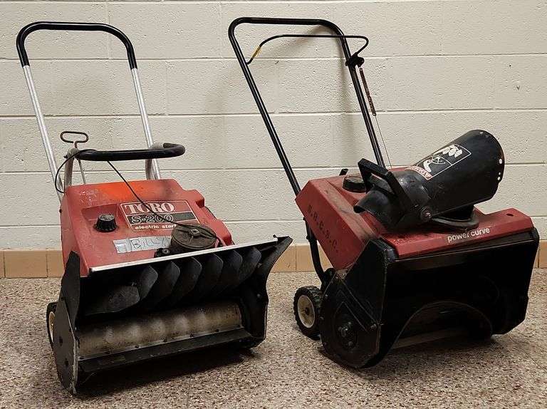 Toro CCR 1000 And S-200 Snow Throwers