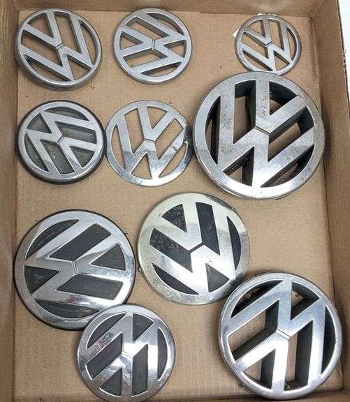 Lot Of Volkswagen VW Emblems / Auto Badges