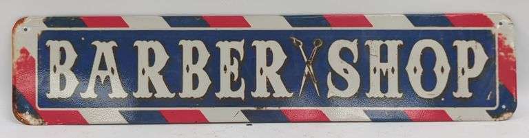 Barber Shop Metal Sign