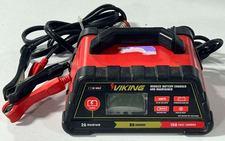 Sca Microprocessor Controlled Battery Charger (CZ) VIKING 2/8/15 Amp Automatic Microprocessor-Controlled Battery ...