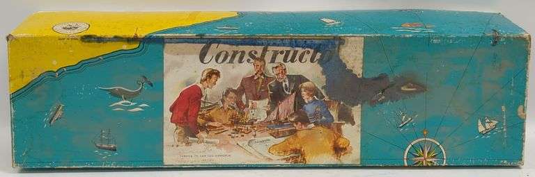 Vtg Constructo Model Ship Building Kit