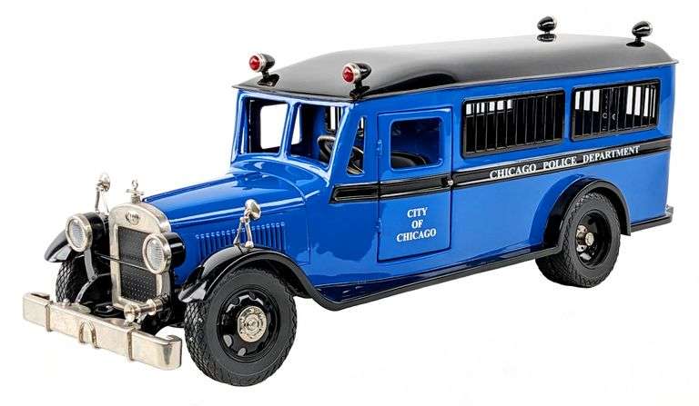 Retro 123 Chicago Police Dept. Paddy Wagon
