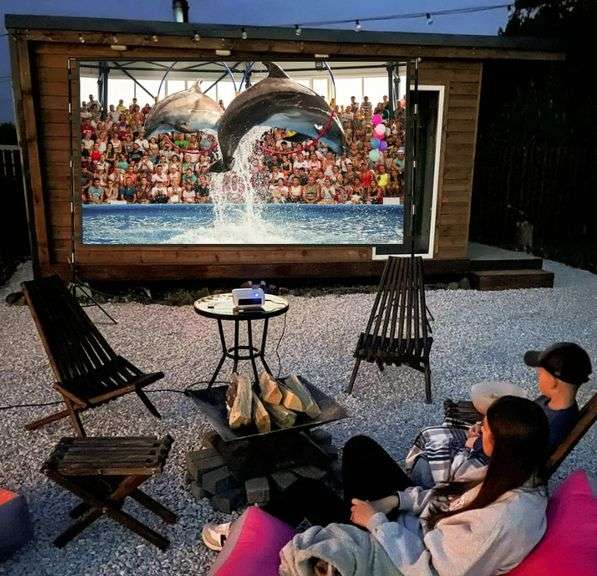 Projector for Home Theater & Outdoor Screen