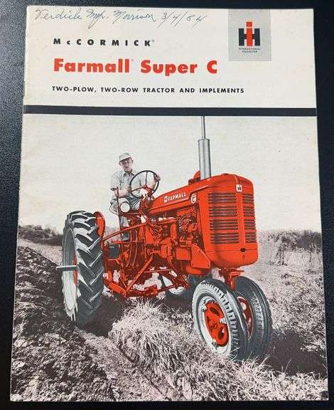 (AE) Farmall Super C Catalog