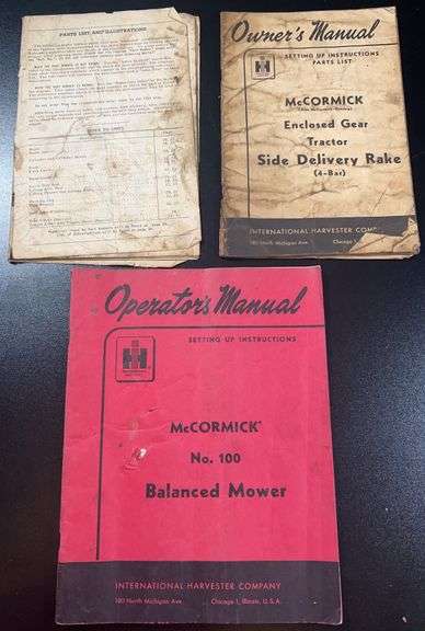 (AB) International Harvester Owners Manuals