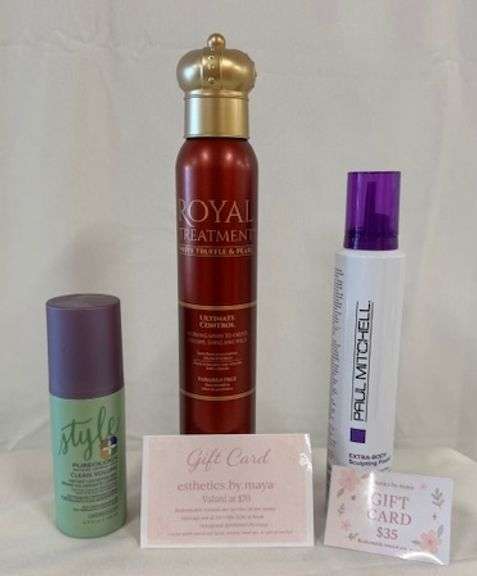 Spa Package and Hair Care Products