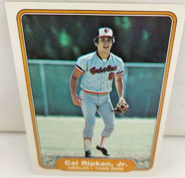 (Z) 1982 Cal Ripken Jr Fleer Rookie Baseball Trading Card - Kraft ...