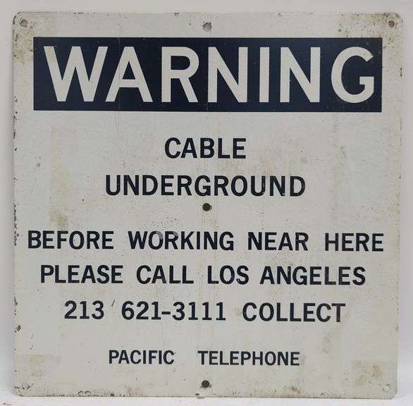 Vtg Pacific Telephone/Telegraph Co.