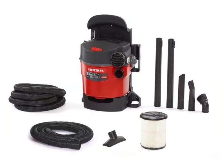 Craftsman 5 Gallon Wall Mounted Wet/Dry Vac