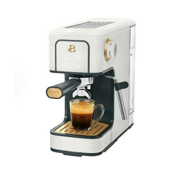 White Icing by Drew Barrymore Espresso Machine