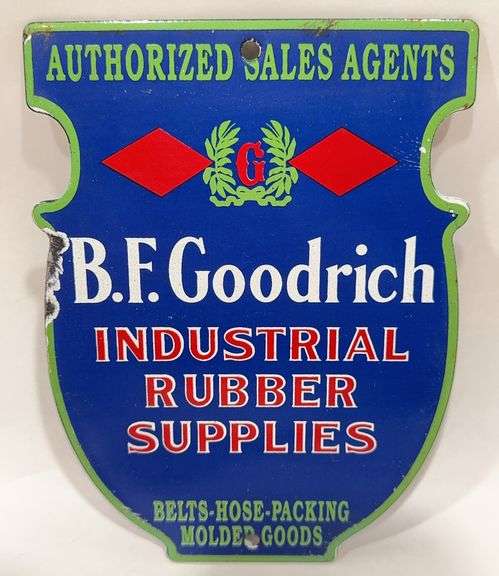 Porcelain BF Goodrich Advertising Sign