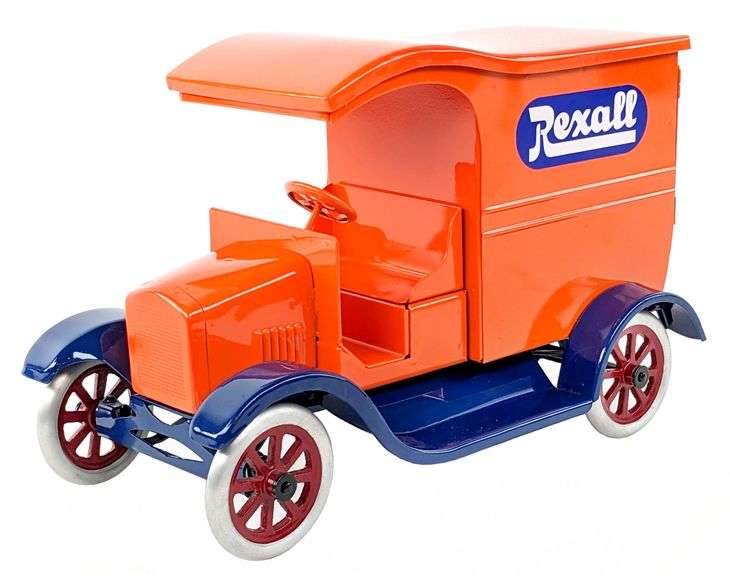 Cowdery Toy Works Flivver Rexall Delivery Truck