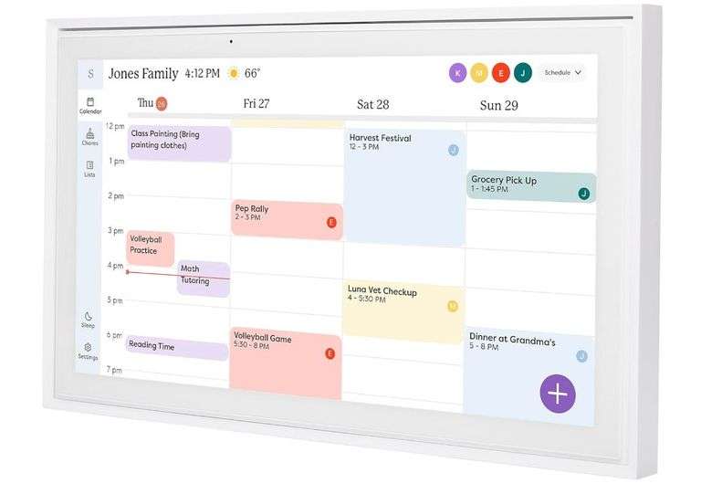 Skylight 15" Digital Calendar & Organizer