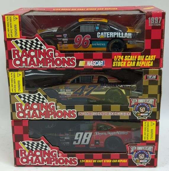 Racing Champions 1/24 Scale Die Cast Replica Stock Cars