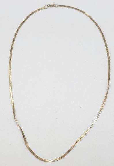 (E) 14K Yellow Gold Necklace