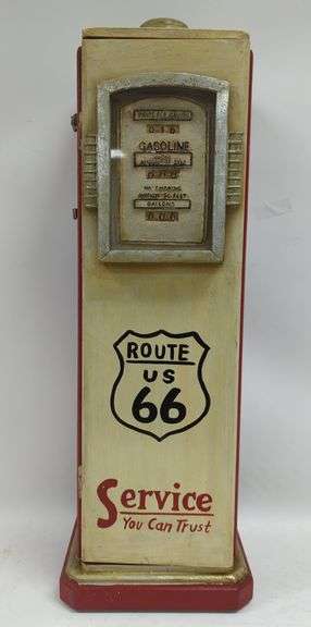 Decorative Hand Painted Gas Pump