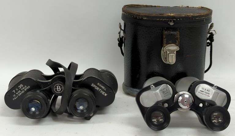 Vtg Bushnell Sportview 7×35 Binoculars