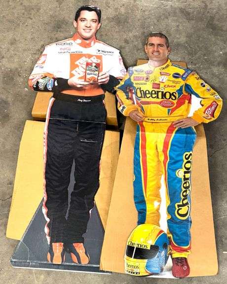(2) Bobby Labonte Cheerios Advertisement& Tony Stewart Chef Boyardee ...