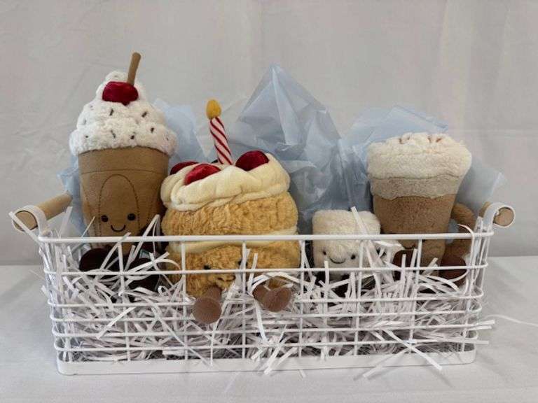 Jellycat Basket of Stuffies