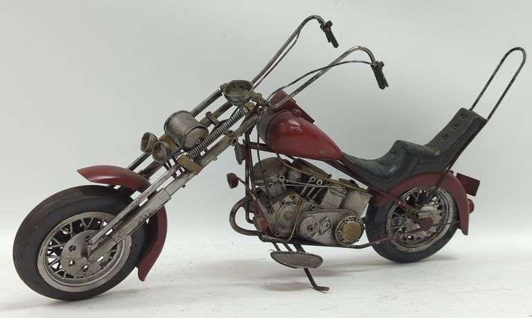 Rare Hand Made Metal Craft Model Chopper