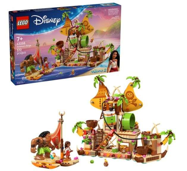 Lego Disney Moana 2 Kakamora Barge