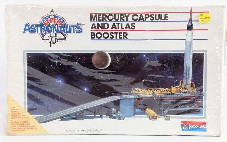 The 1/110 Atlantis Mercury Capsule And Atlas Booster Makes A Great Build For Space Fans
