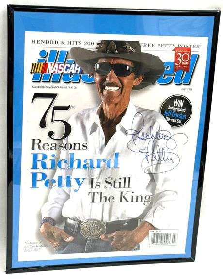 2012 Autographed Richard Petty NASCAR 75 Reasons Richard Petty Is Still ...