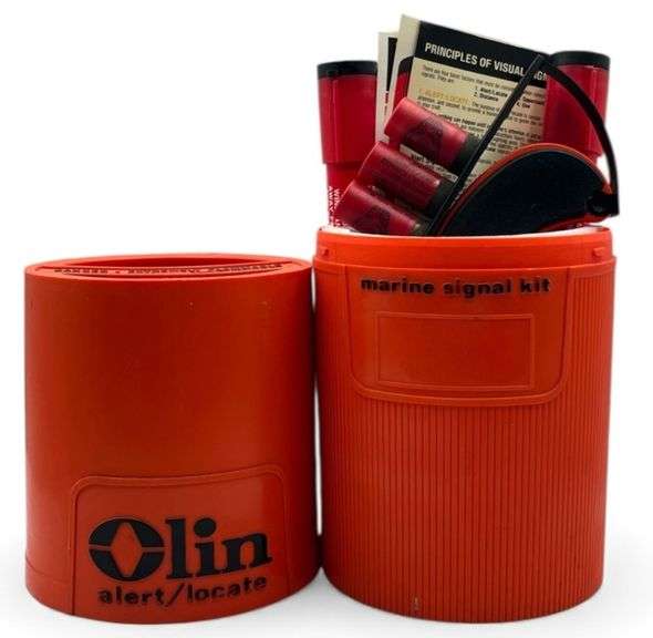 Kit Fusée Éclairante Marine Olin Mark XII – Vintage Années 60 (Incomplet)