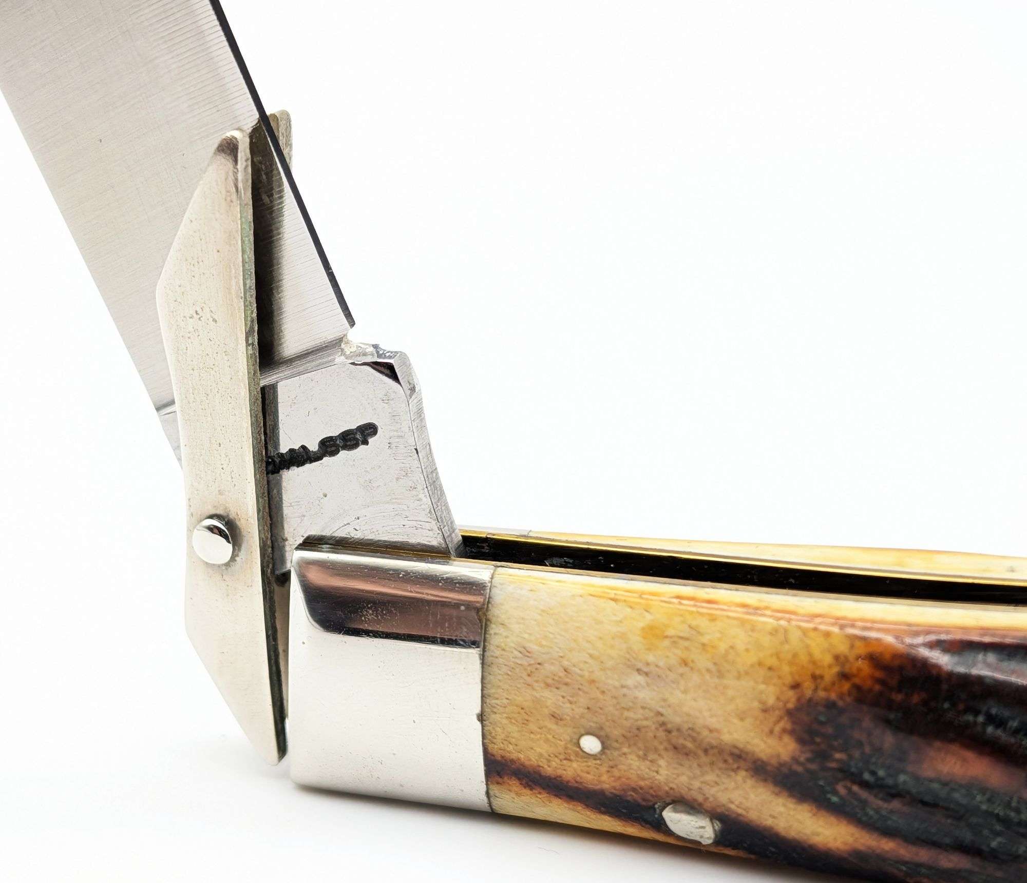 1977 Case XX Blue Scroll Stag Cheetah 5111 1/2 - Kraft Auction