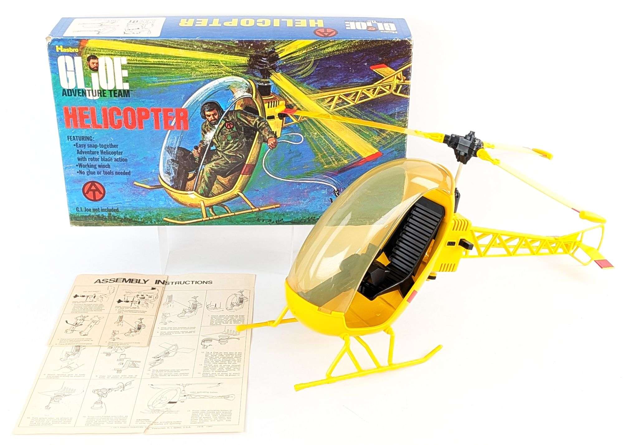Vintage Hasbro GI Joe Helicopter w/ Box - Kraft Auction Service, LLC