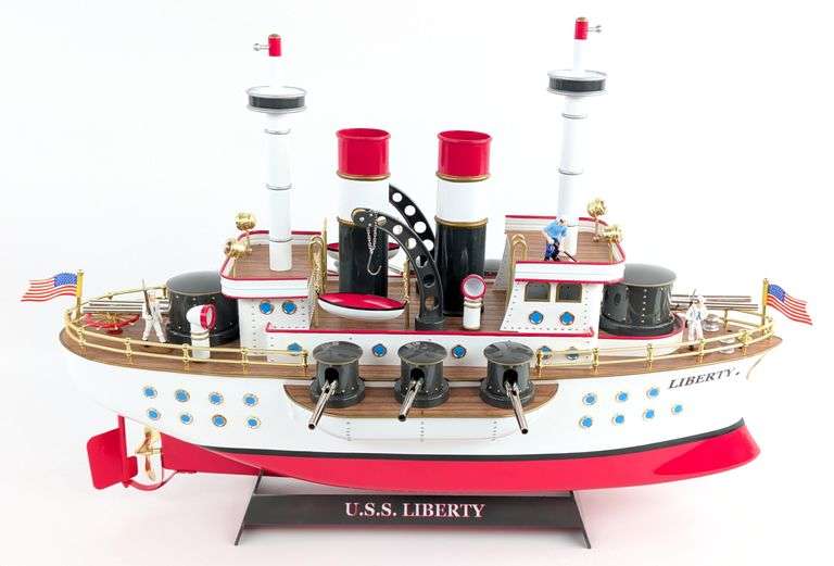 Retro 123 USS Liberty Battleship