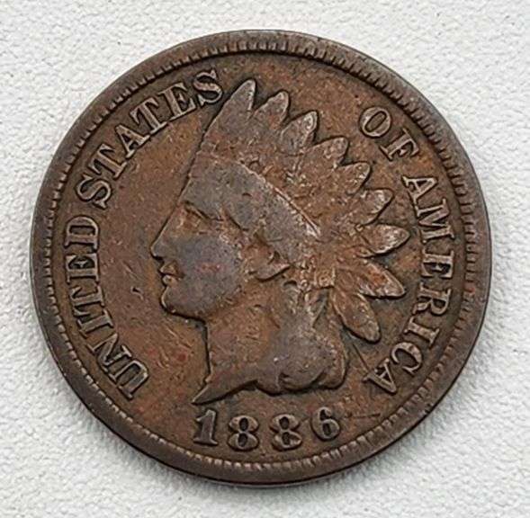 (A) US 1886 Indian Head Cent